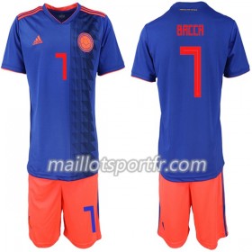 Maillot de Foot Colombie Bacca 7 Enfant Extérieur Coupe du monde 2018